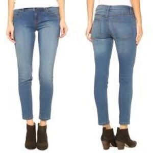 Free People Mid Rise Roller Jeans